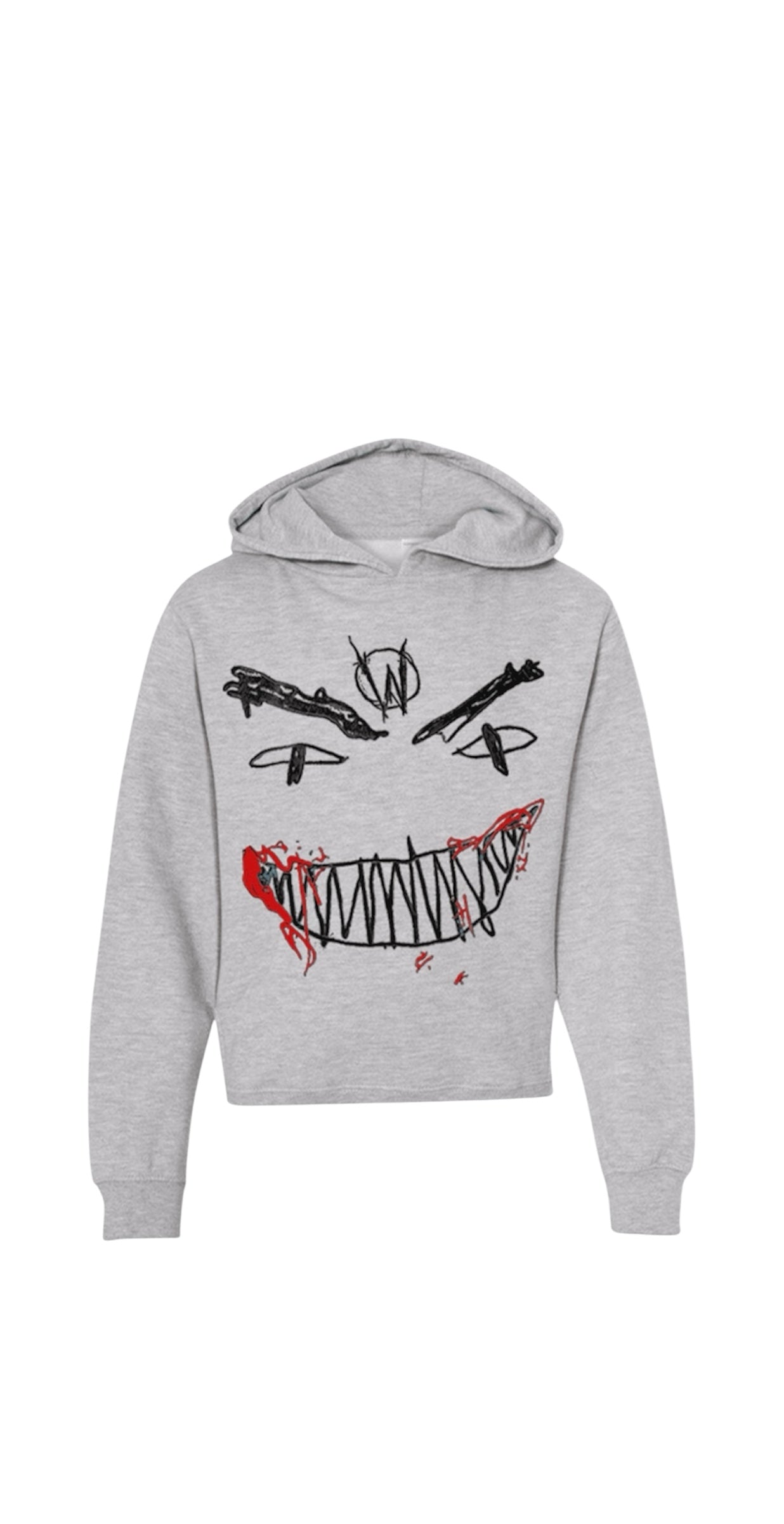 Evil Hearts Club Monster Face Hoodie
