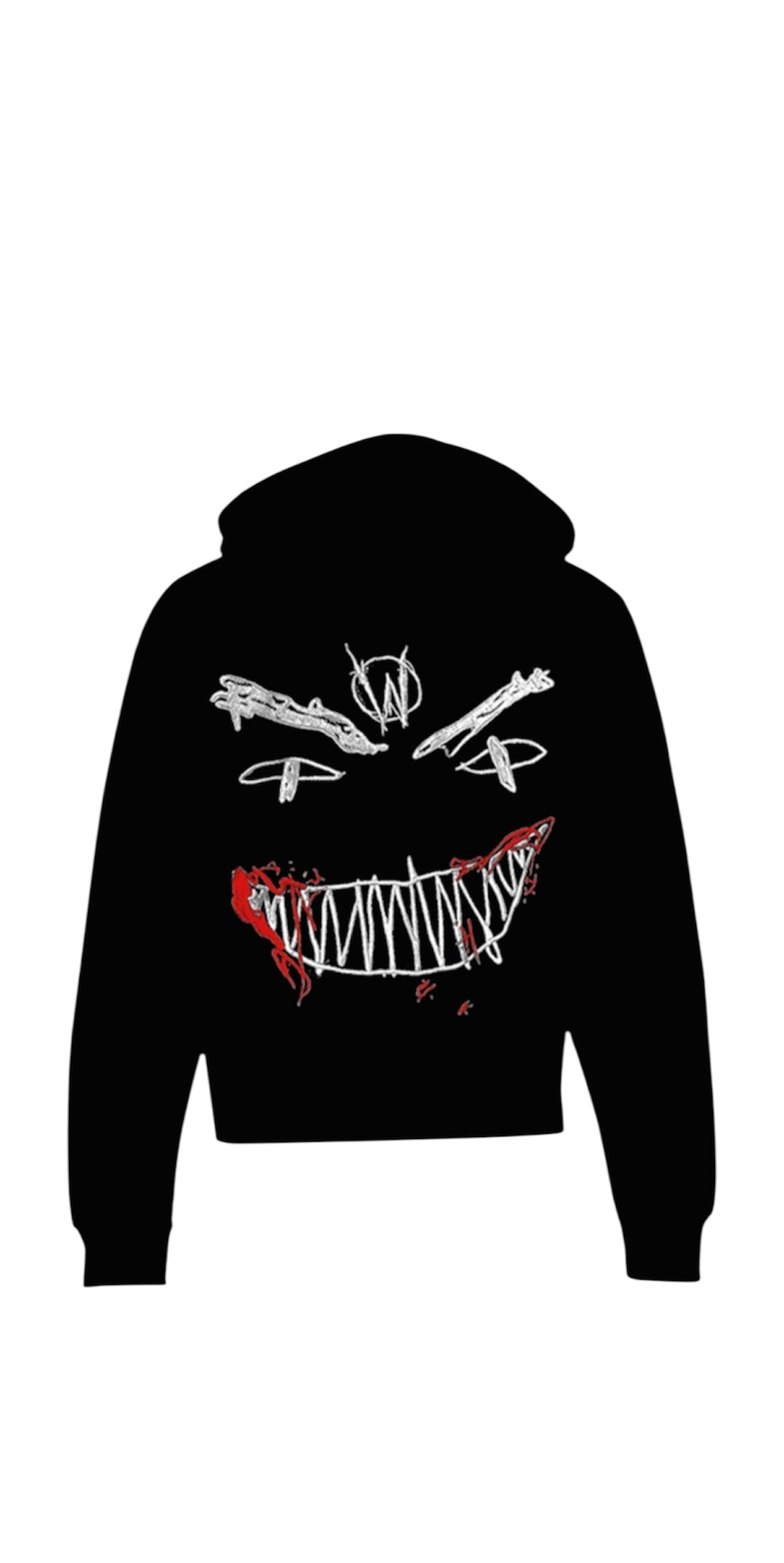 Evil Hearts Club Monster Face Hoodie