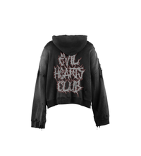 Evil Hearts Club Burning Hearts Hoodie