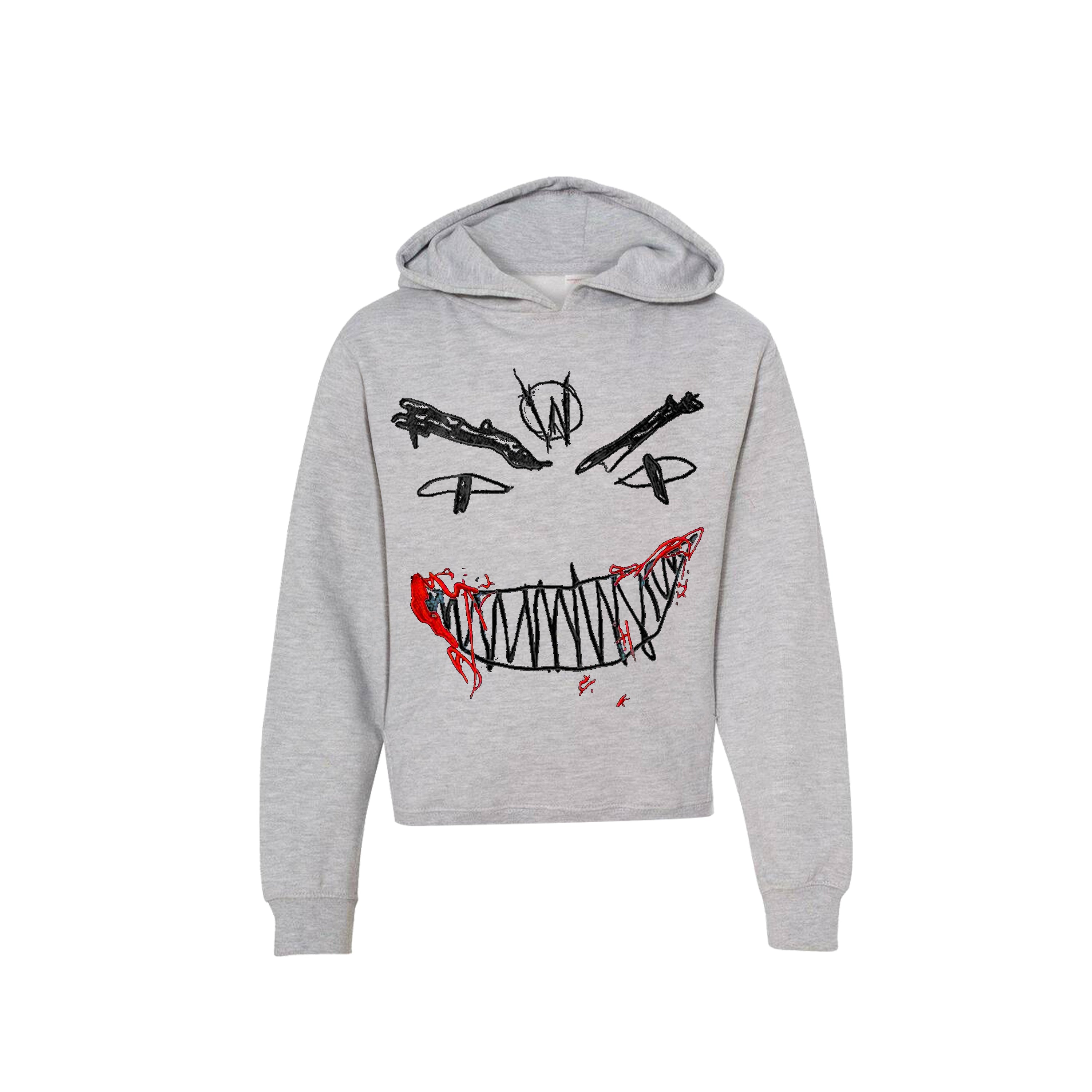 Evil Hearts Club Monster Face Hoodie